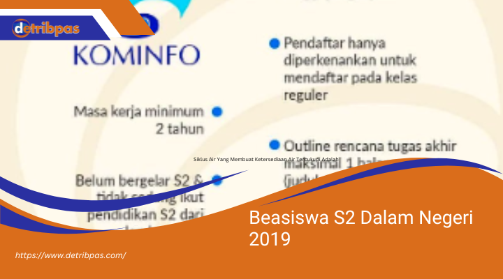 Beasiswa S2 Dalam Negeri 2019