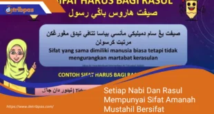 Setiap Nabi Dan Rasul Mempunyai Sifat Amanah Mustahil Bersifat