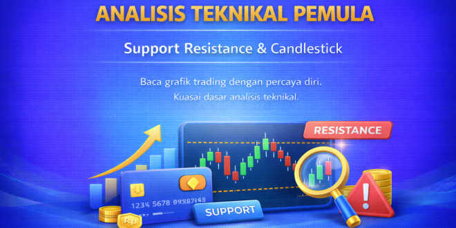 Analisis Teknikal untuk Pemula: Support Resistance, Candlestick Pattern, dan Indikator Sederhana