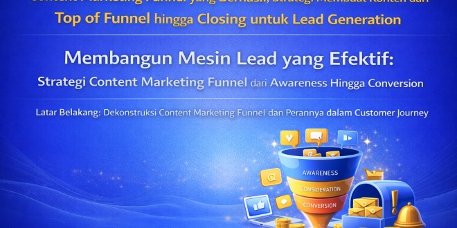 Content Marketing Funnel yang Berhasil: Strategi Membuat Konten dari Top of Funnel hingga Closing untuk Lead Generation