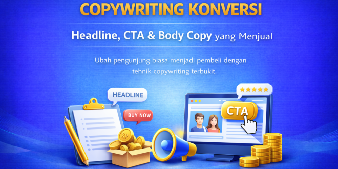 Copywriting untuk Konversi: Teknik Menulis Headline, CTA, dan Body Copy yang Membuat Pengunjung Membeli