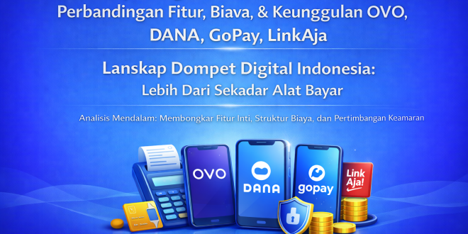 Dompet Digital Terbaik di Indonesia 2024: Perbandingan Fitur, Biaya, & Keunggulan OVO, DANA, GoPay, LinkAja