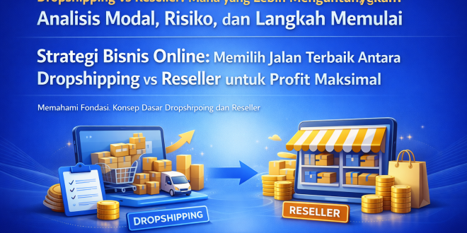 Dropshipping vs Reseller: Mana yang Lebih Menguntungkan? Analisis Modal, Risiko, dan Langkah Memulai