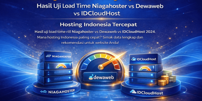 Hosting Indonesia Paling Cepat 2024: Hasil Uji Load Time Niagahoster vs Dewaweb vs IDCloudHost