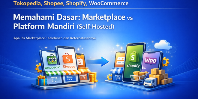 Mau Jualan Online? Bandingkan 10 Platform E-commerce di Indonesia: Tokopedia, Shopee, Shopify, WooCommerce