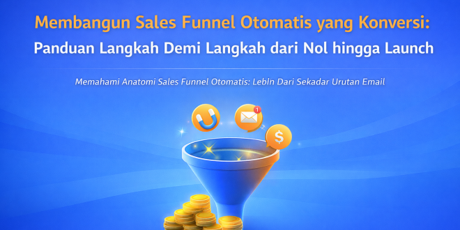 Panduan Video Tutorial Membangun Sales Funnel Otomatis dari Awal Hingga Launch Menggunakan Software Populer