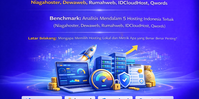 Review 5 Hosting Indonesia Tercepat & Terbaik 2024: Niagahoster, Dewaweb, Rumahweb, IDCloudHost, Qwords