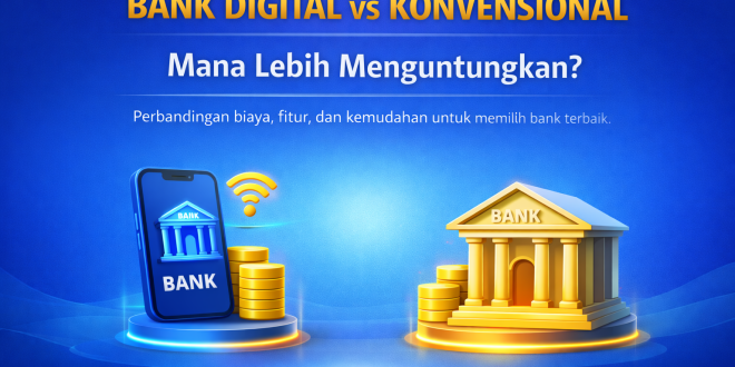 Review Bank Digital vs Bank Konvensional: Mana yang Lebih Menguntungkan untuk Kebutuhan Sehari-hari?