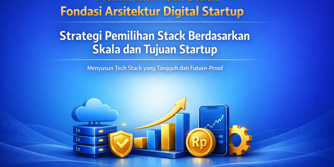 Tech Stack untuk Membangun Startup Digital Perbandingan Tools Development, Framework, dan Cloud Service yang Efisiennya