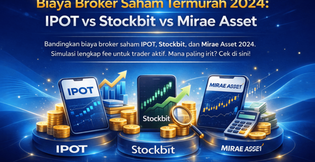 biaya broker saham termurah 2024 ipot vs stockbit vs mirae asset mana paling irit untuk trader aktif 01