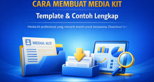 cara membuat media kit untuk blogger dan influencer template dan contoh lengkap 01