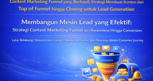 content marketing funnel yang berhasil strategi membuat konten dari top of funnel hingga closing untuk lead generation 01