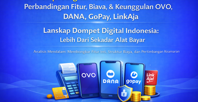 dompet digital terbaik di indonesia 2024 perbandingan fitur biaya keunggulan ovo dana gopay linkaja 01