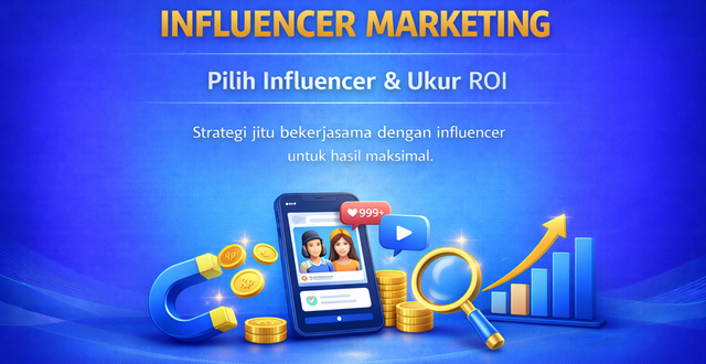influencer marketing strategy cara pilih influencer negosiasi fee dan ukur roi kampanye 01