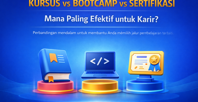 kursus online vs bootcamp vs sertifikasi mana yang paling efektif untuk meningkatkan karir 01