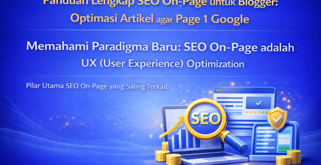 panduan lengkap seo on page untuk blogger optimasi artikel agar page 1 google 01