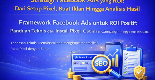 strategi facebook ads yang roi dari setup pixel buat iklan hingga analisis hasil 01