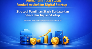 tech stack untuk membangun startup digital perbandingan tools development framework dan cloud service yang efisiennya 01