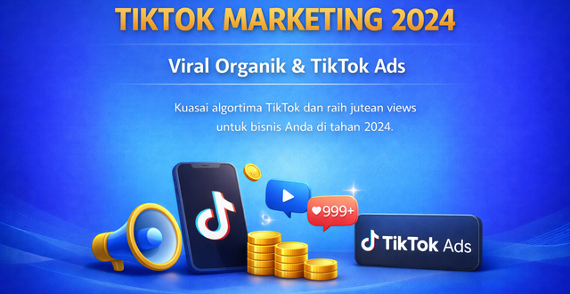 tiktok marketing 2024 panduan lengkap strategi konten viral organic reach dan tiktok ads untuk bisnis 01
