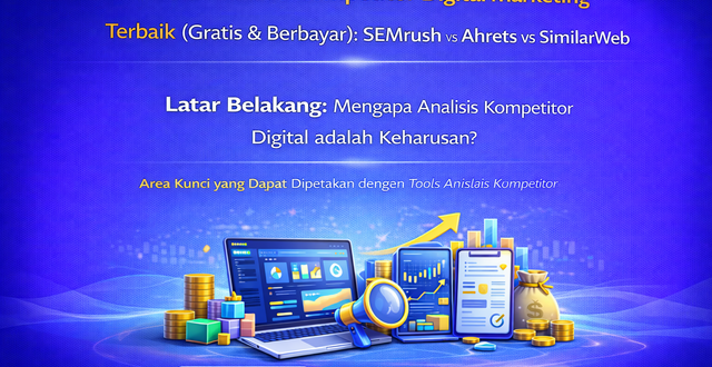 tools analisis kompetitor digital marketing terbaik 2024 gratis berbayar semrush vs ahrefs vs similarweb 01