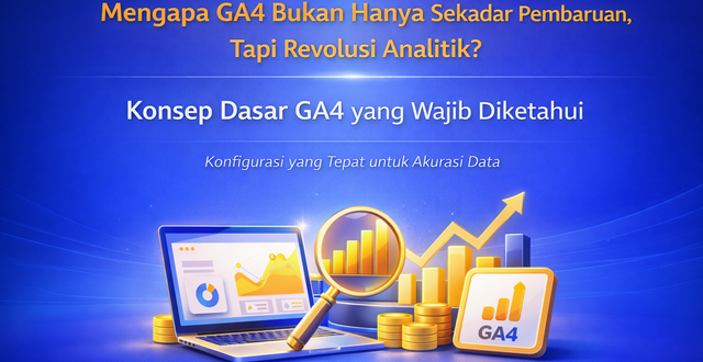 tutorial google analytics 4 ga4 untuk pemula setting membaca report track konversi 01