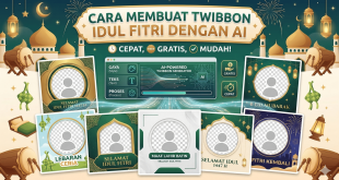 Cara Membuat Twibbon Idul Fitri dengan AI (Gratis & Cepat)