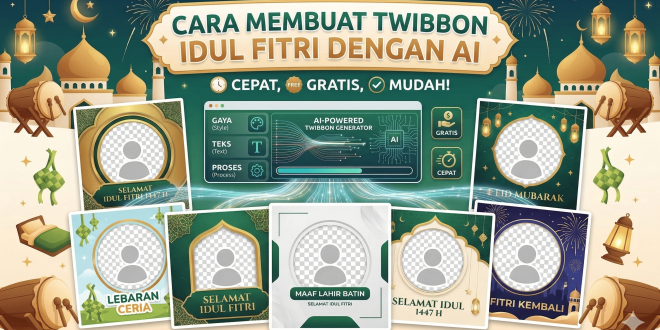 Cara Membuat Twibbon Idul Fitri dengan AI (Gratis & Cepat)