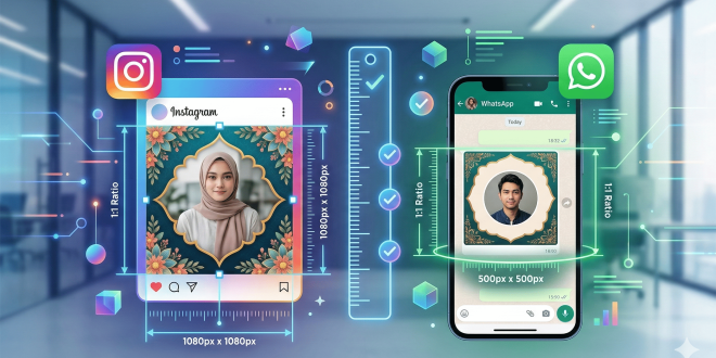Ukuran Twibbon yang Benar untuk Instagram & WhatsApp