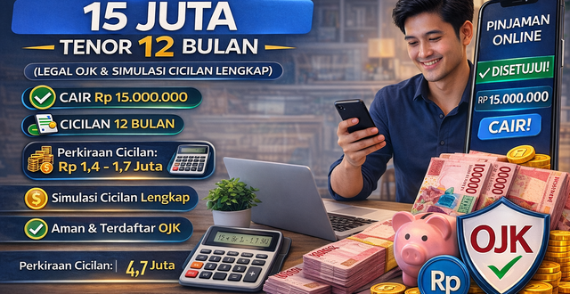 Pinjaman Online 15 Juta Tenor 12 Bulan