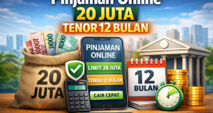 Pinjaman Online 20 Juta Tenor 12 Bulan
