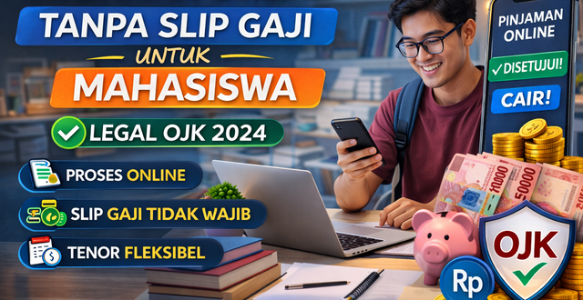 Pinjaman Online Tanpa Slip Gaji Untuk Mahasiswa